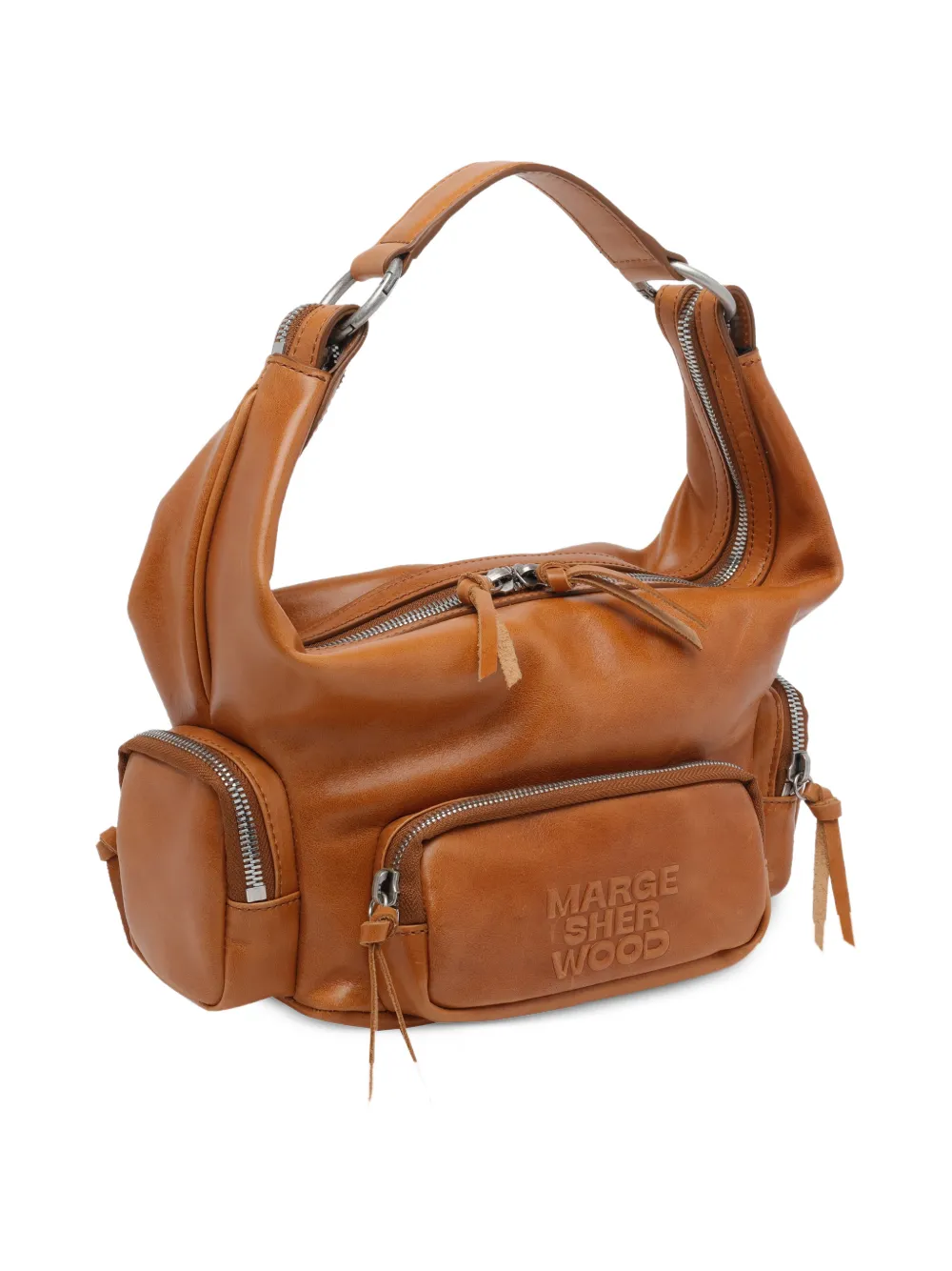  Marge Sherwood Bolso De Hombro De Piel - Marrón 