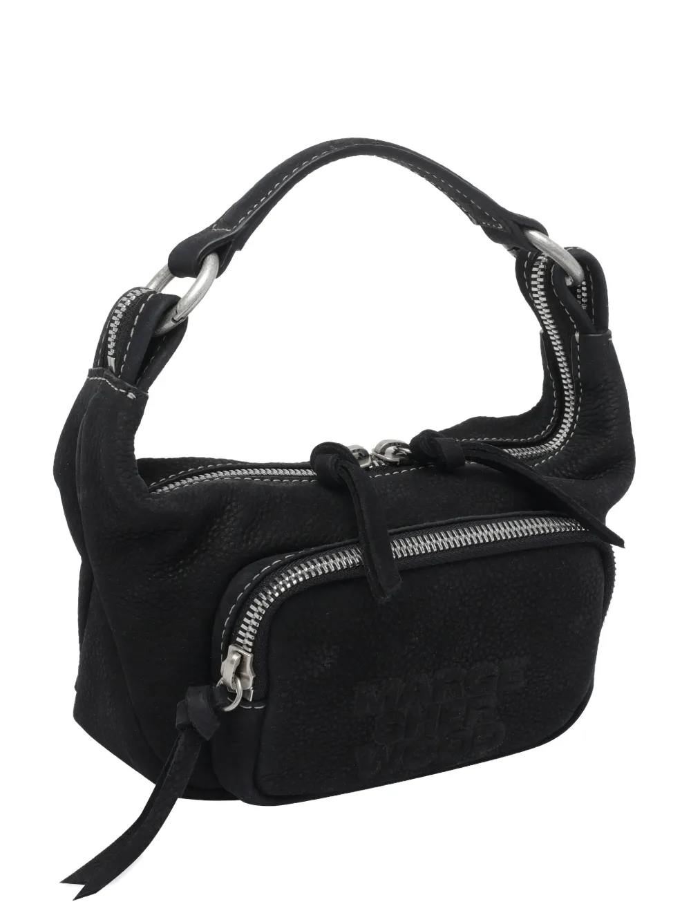 Marge Sherwood Micro City logo-detail shoulder bag - Nero