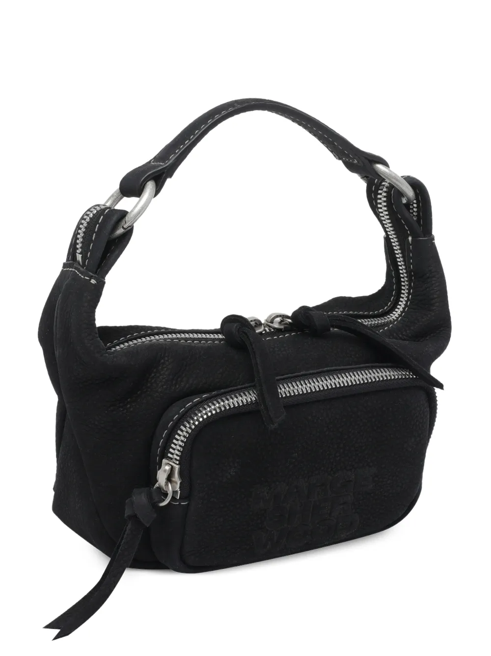 Marge Sherwood Micro City logo-detail shoulder bag - Nero