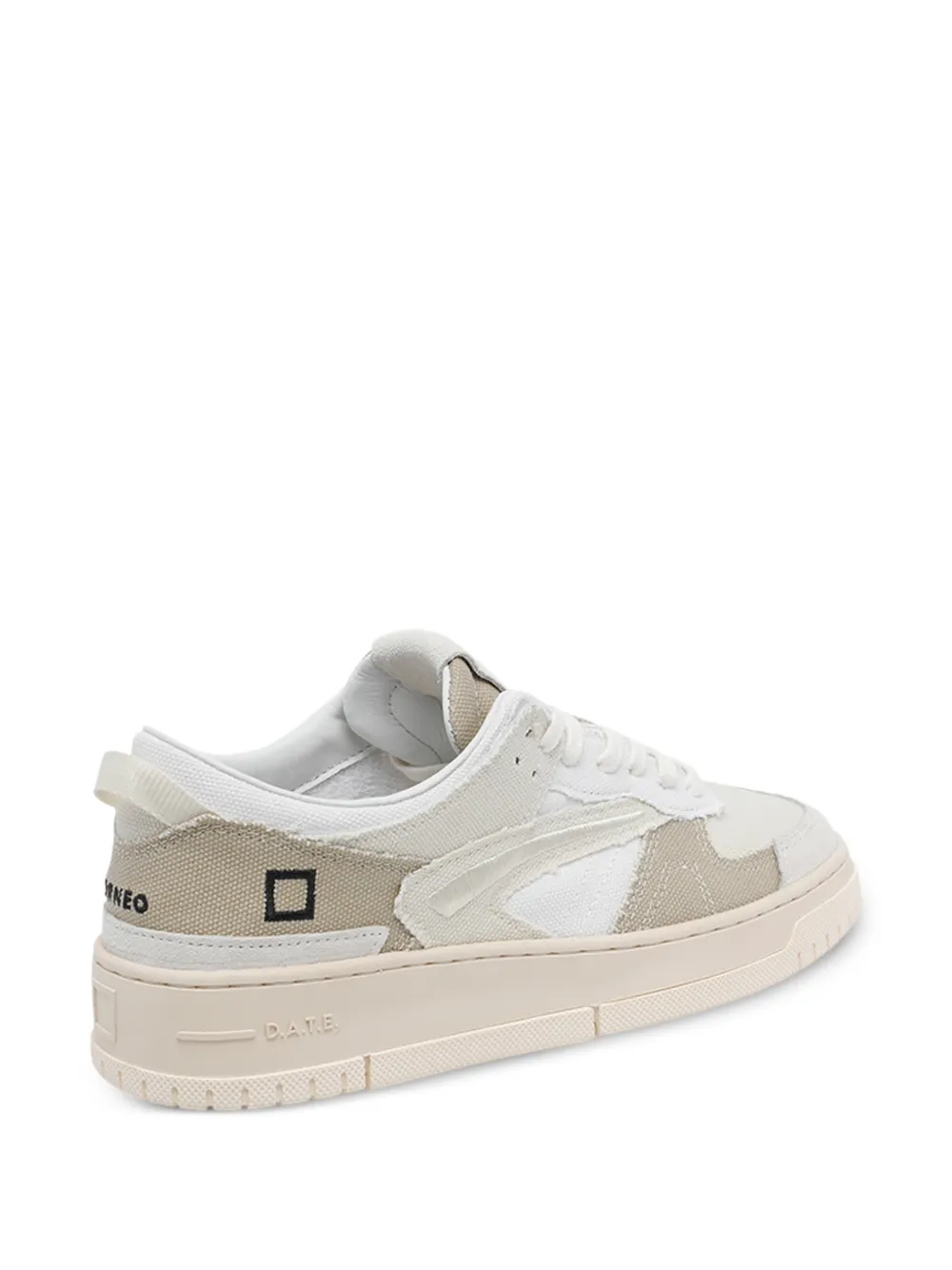D.A.T.E. Torneo sneakers met franje Beige