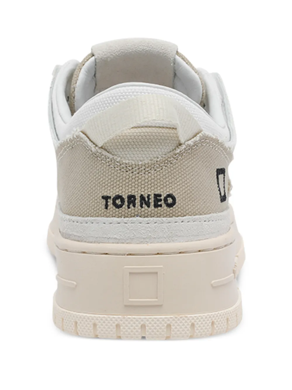 D.A.T.E. Torneo sneakers met franje Beige