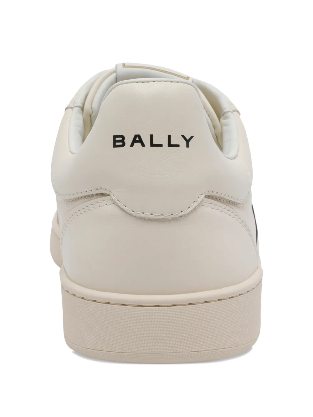 Bally lateral logo leather sneakers Beige