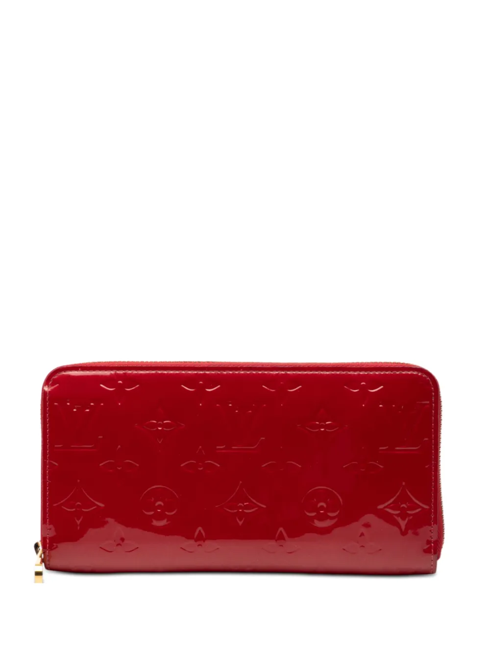 Louis Vuitton Pre-Owned 2013 Monogram Vernis Zippy Wallet long wallets - Rosso