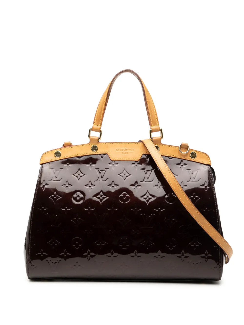 Louis Vuitton Pre-Owned 2013 Monogram Vernis Brea MM satchel - Viola