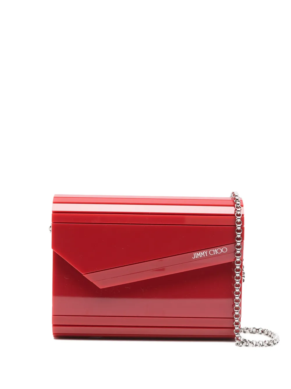 Jimmy Choo Candy chain cross body bag - Rosso