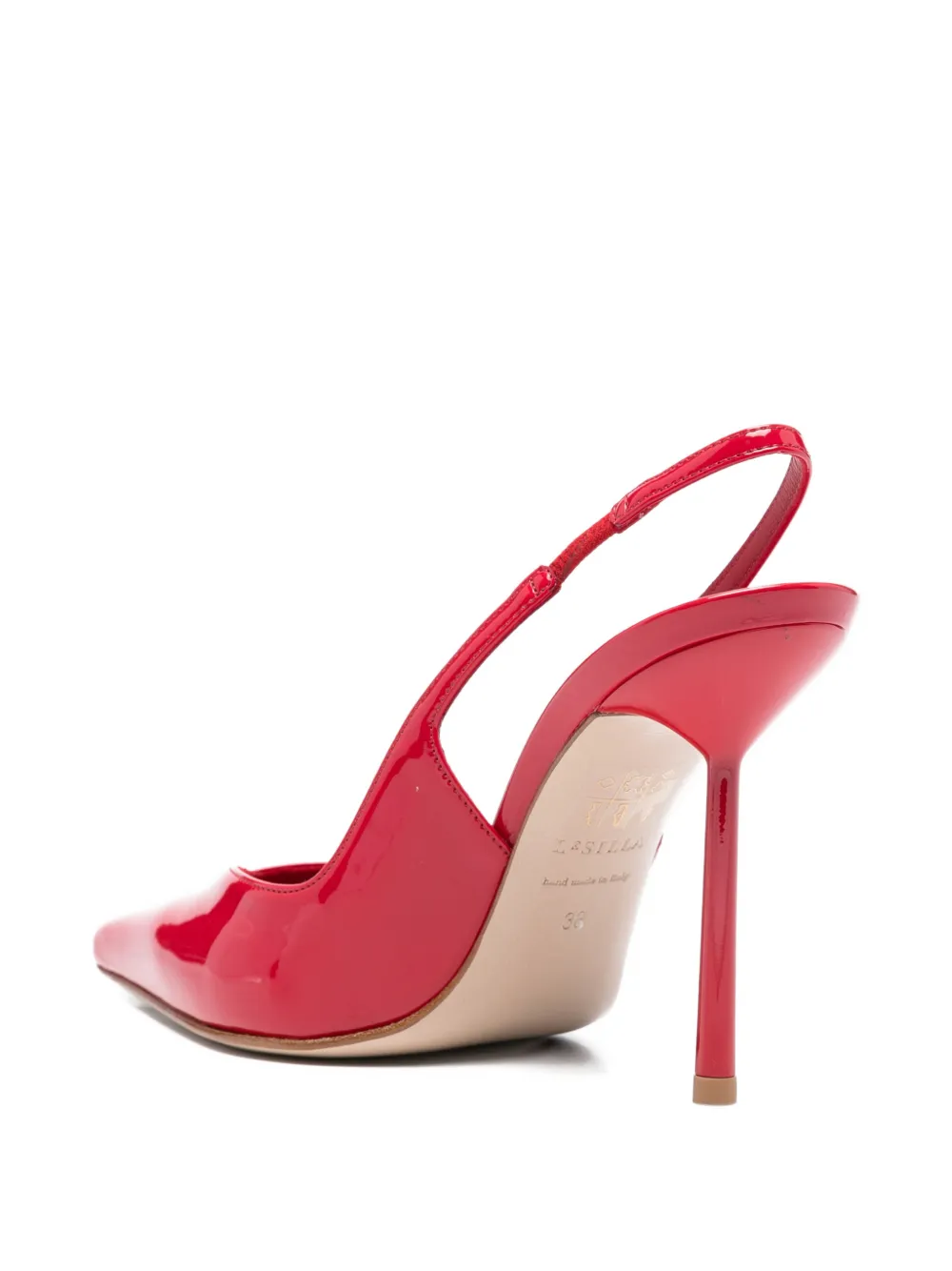 Le Silla red pointed pumps Grijs