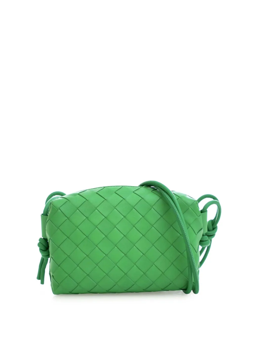 Bottega Veneta Pre-Owned 2012-2025 Mini Lambskin Intrecciato Loop Camera Bag crossbody bag - Verde