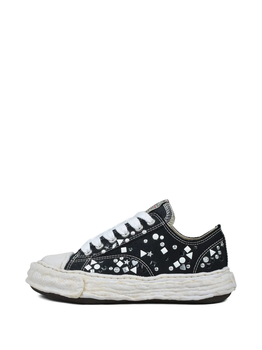 Maison MIHARA YASUHIRO Peterson 23 OG embellished sneakers Zwart