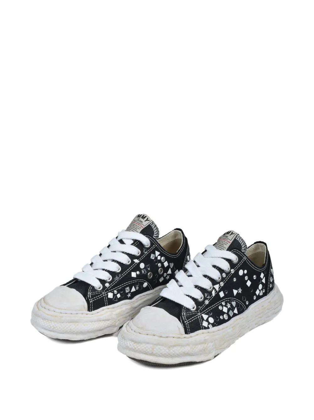 Maison MIHARA YASUHIRO Peterson 23 OG embellished sneakers Zwart