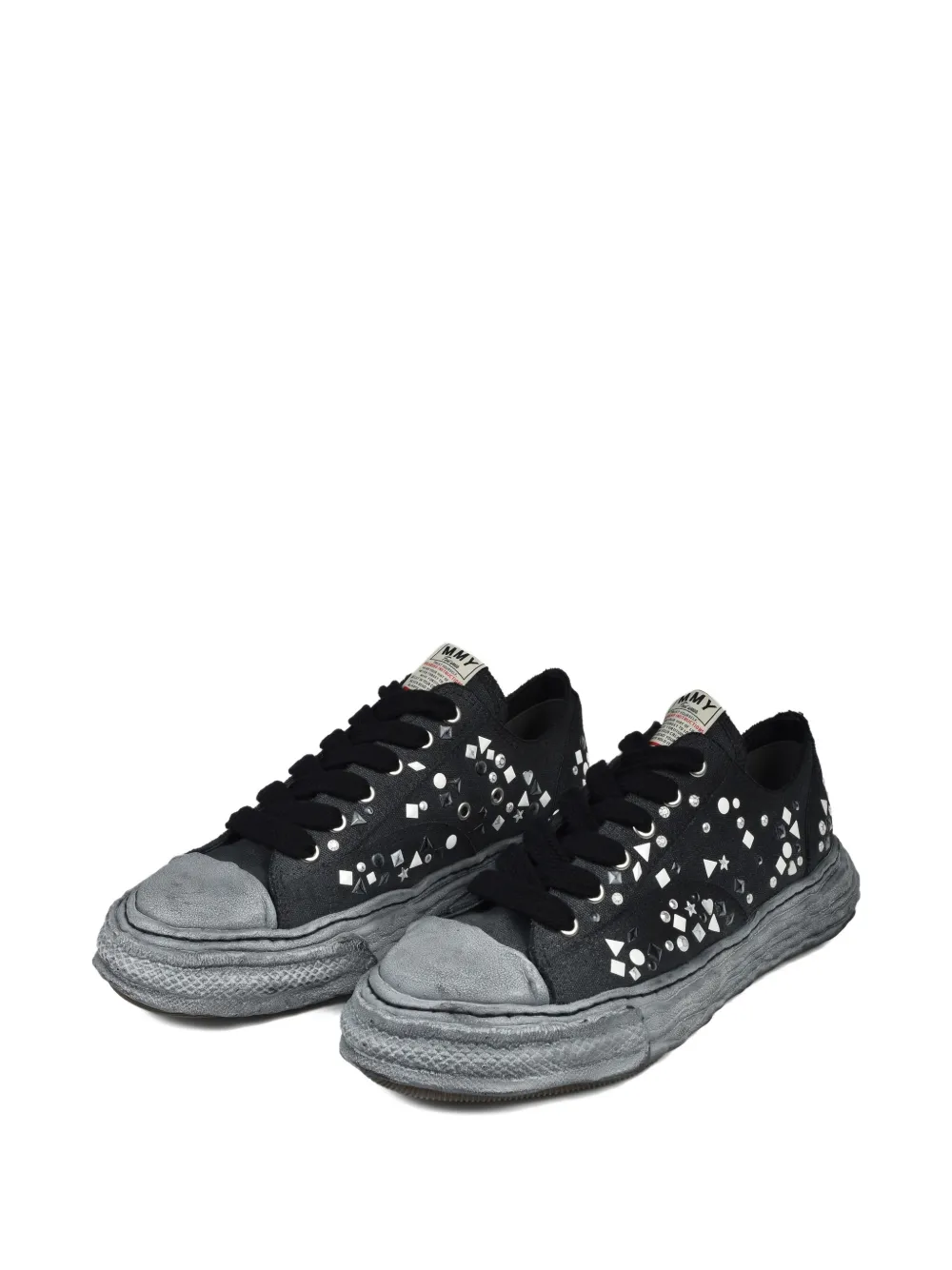 Maison MIHARA YASUHIRO Peterson 23 OG embellished sneakers Zwart