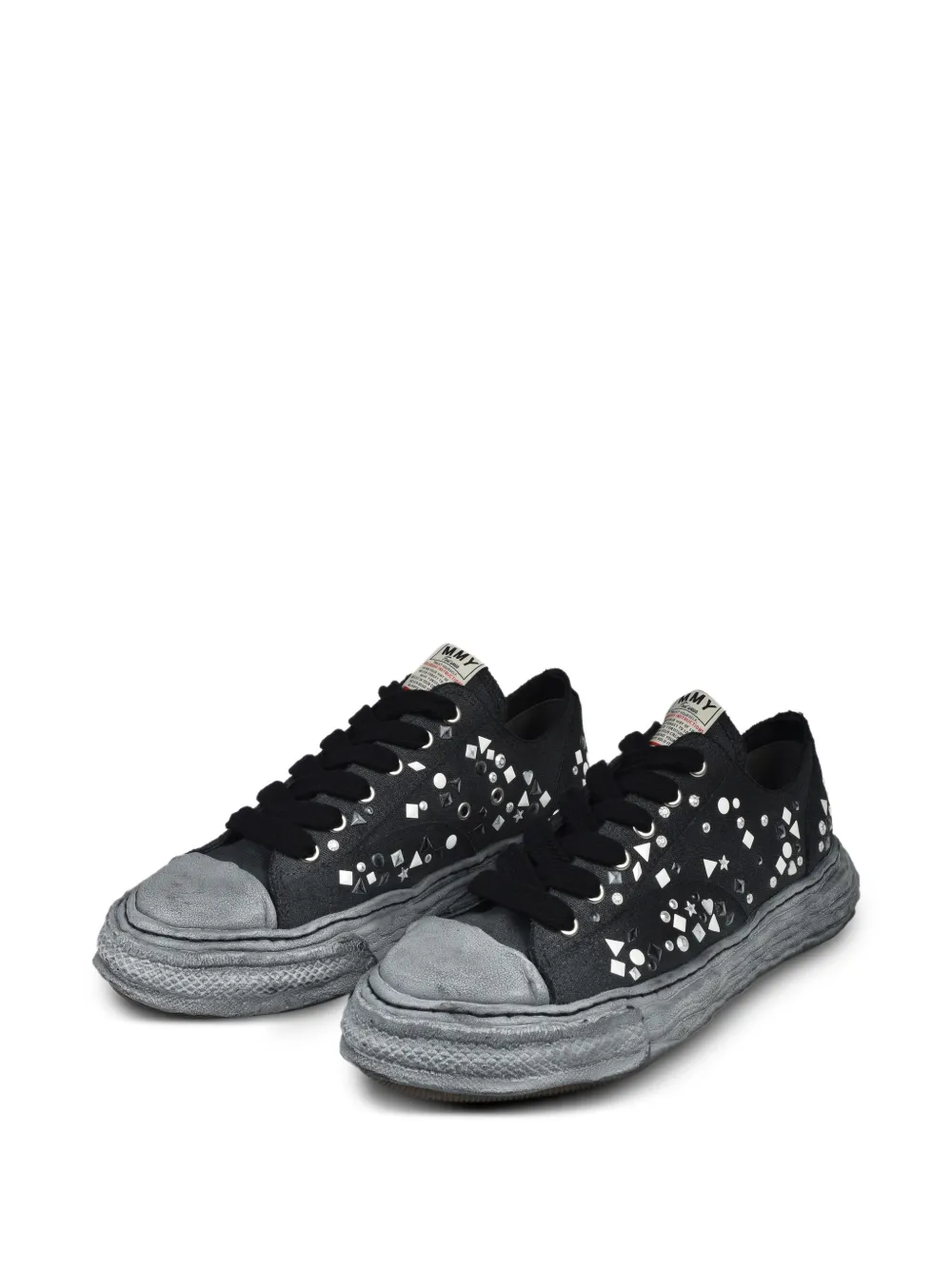  Maison Mihara Yasuhiro Peterson 23 Og Embellished Sneakers - Black 