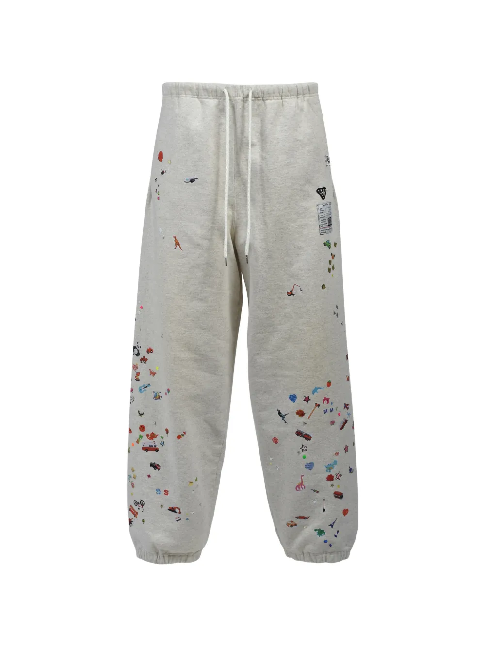 Maison MIHARA YASUHIRO Stickers track pants - Bianco