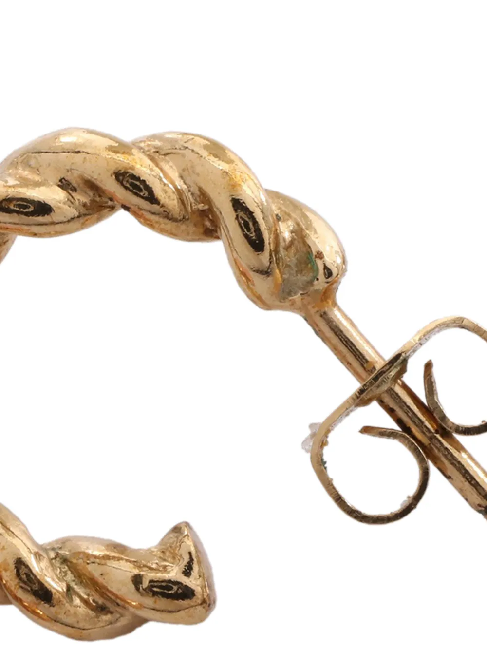 Louis Vuitton Pre-owned 2015-2025 Gold Plated Enamel Sweet Monogram Push Back Earrings Costume Earrings, view 4