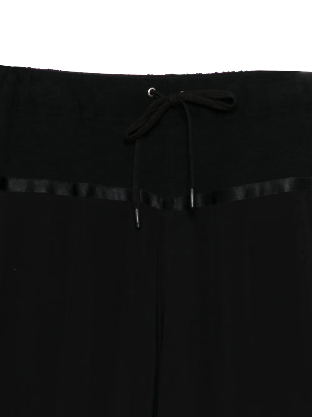 Undercover Cropped broek met lint Zwart