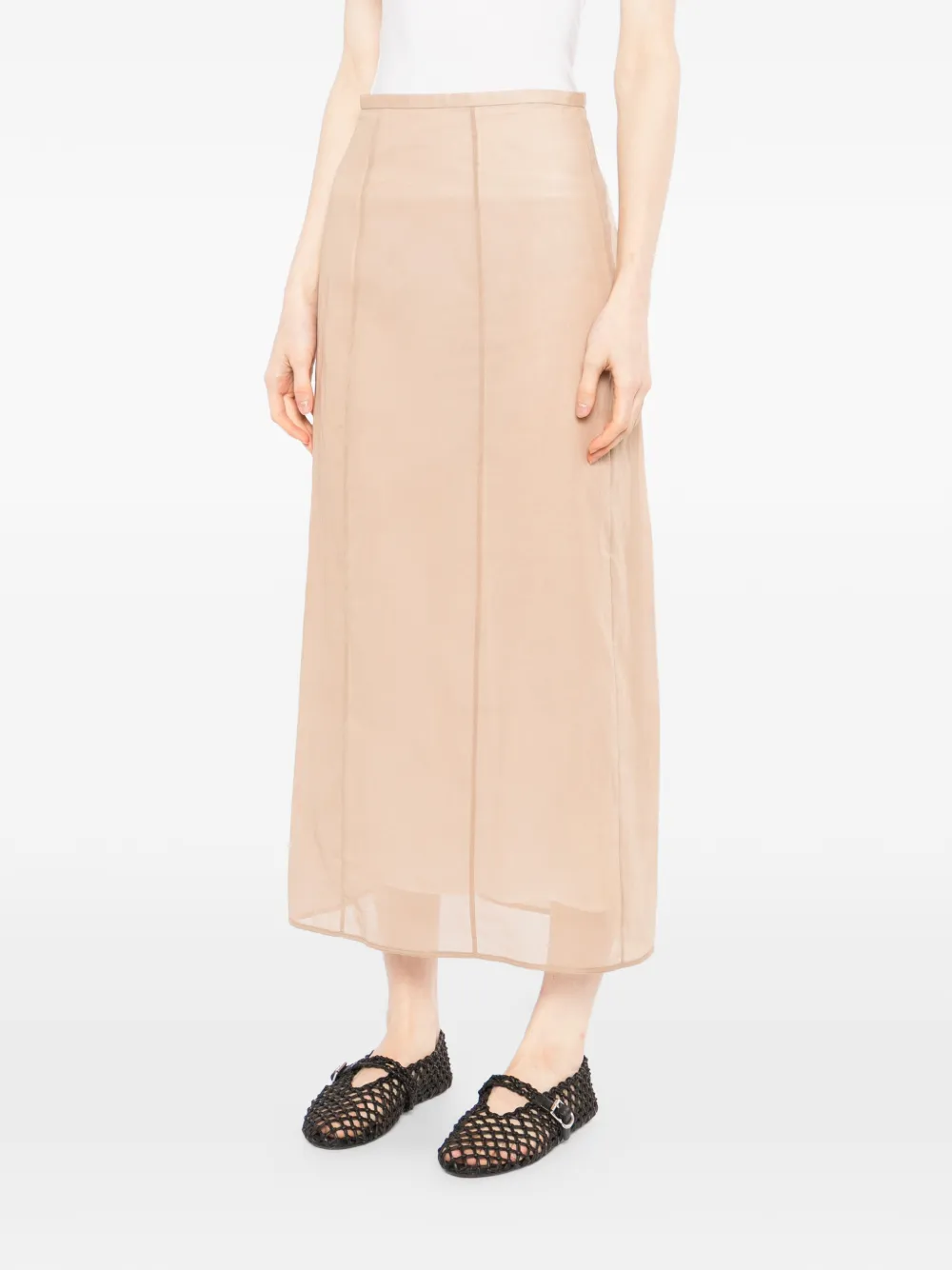  Yeareast Seam Detail Skirt - Neutrals 