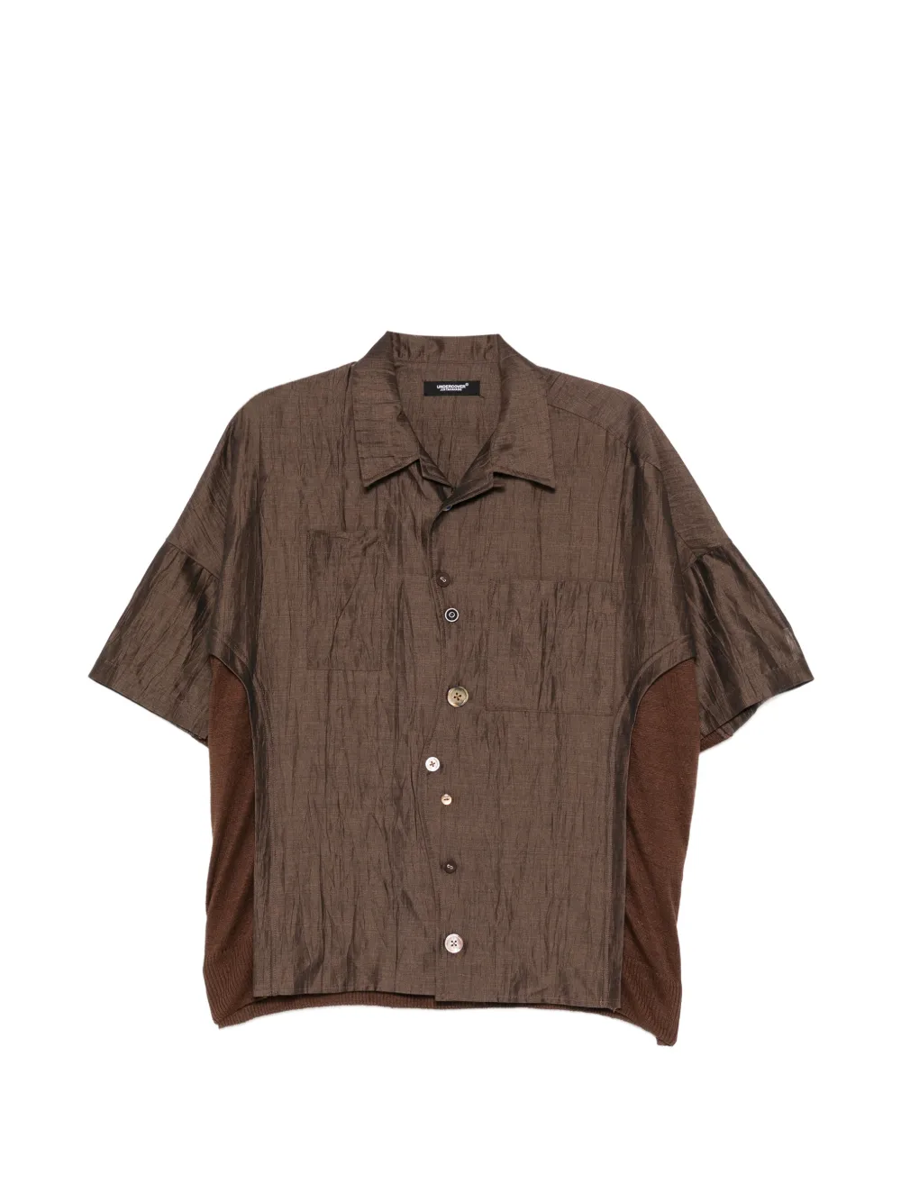 Undercover short-sleeve shirt - Brown