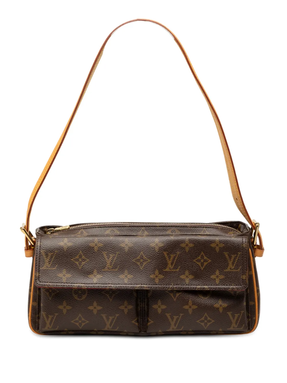 Louis Vuitton Pre-Owned 2007 Monogram Viva Cite MM shoulder bag - Marrone