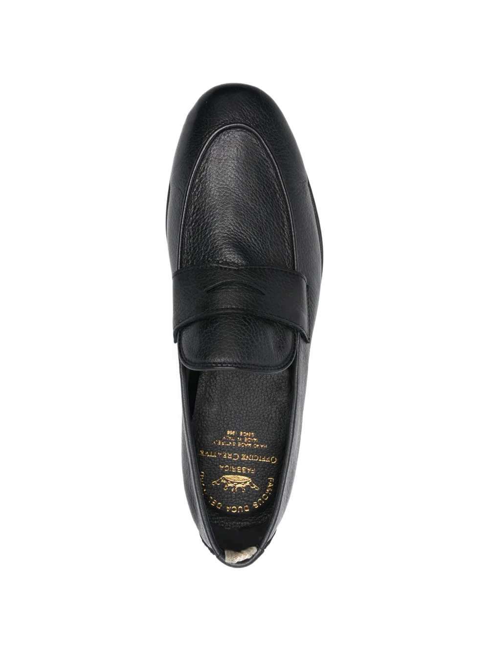 Officine Creative Bewerkte loafers Zwart