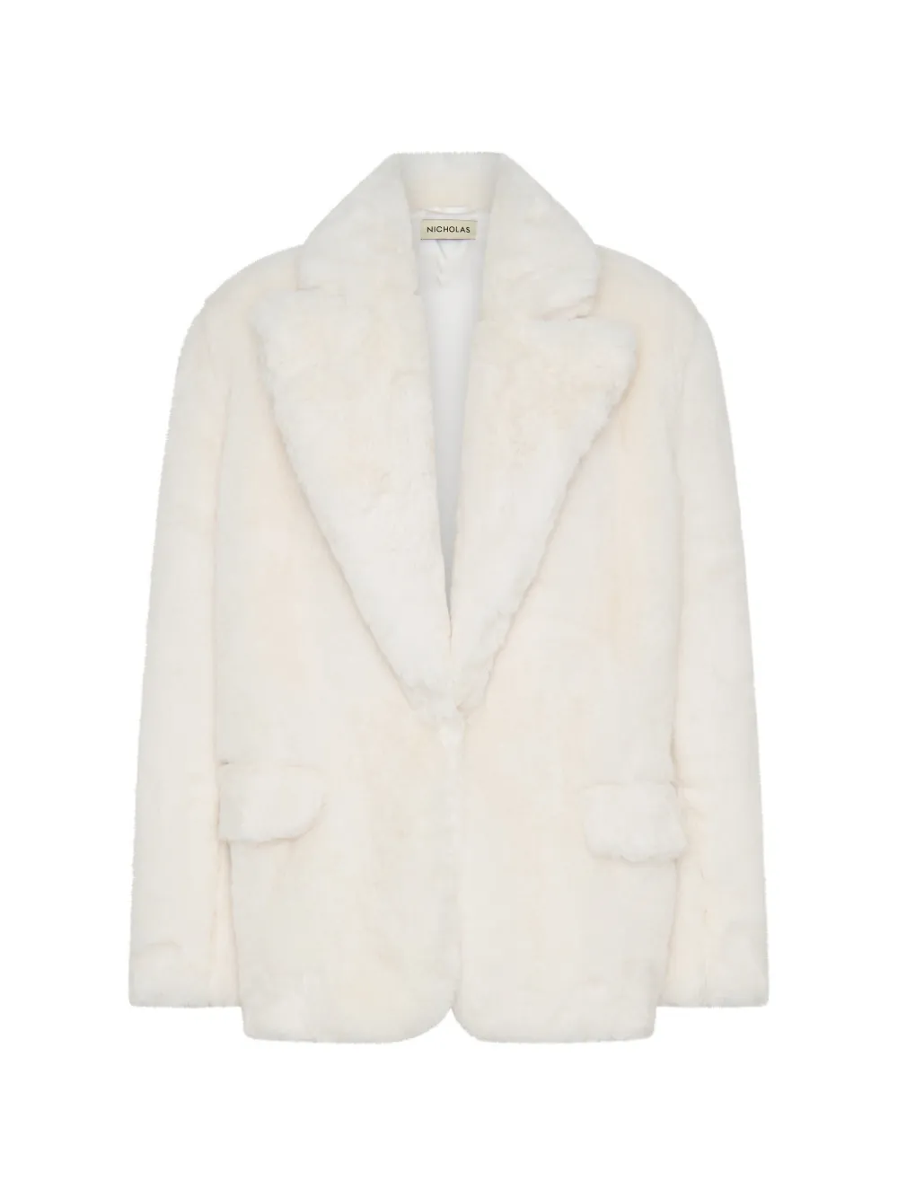 Nicholas Desiree notched-lapel jacket - Toni neutri