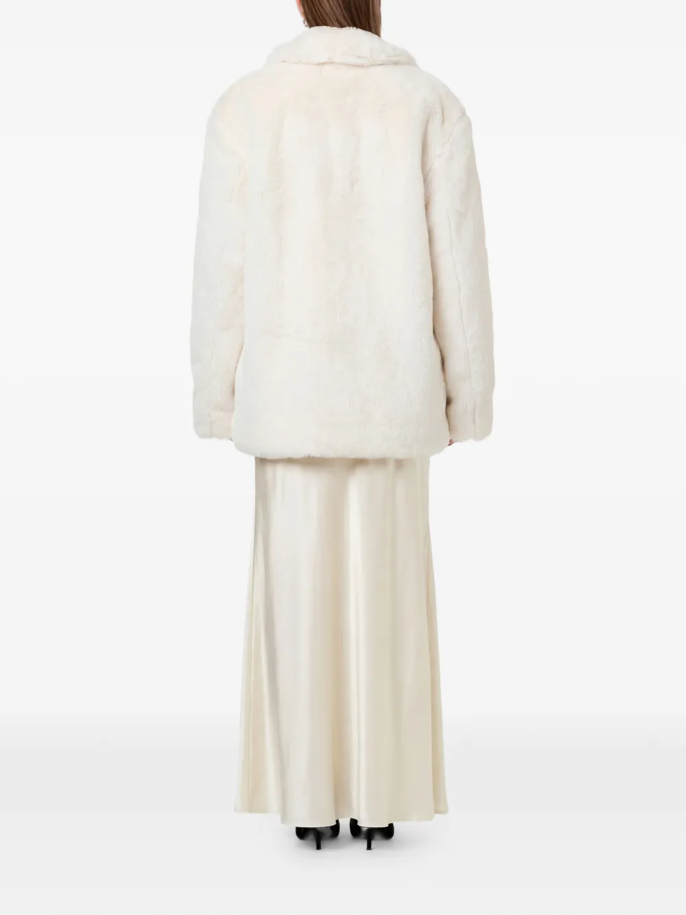 Nicholas Desiree jack met gekerfde revers Beige
