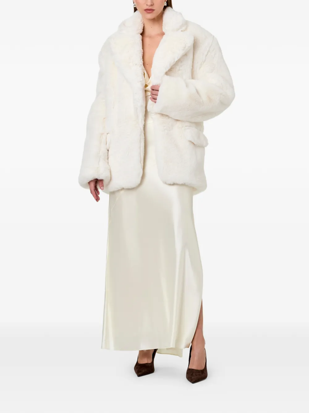  Nicholas Desiree Notched-lapel Jacket - Neutrals 
