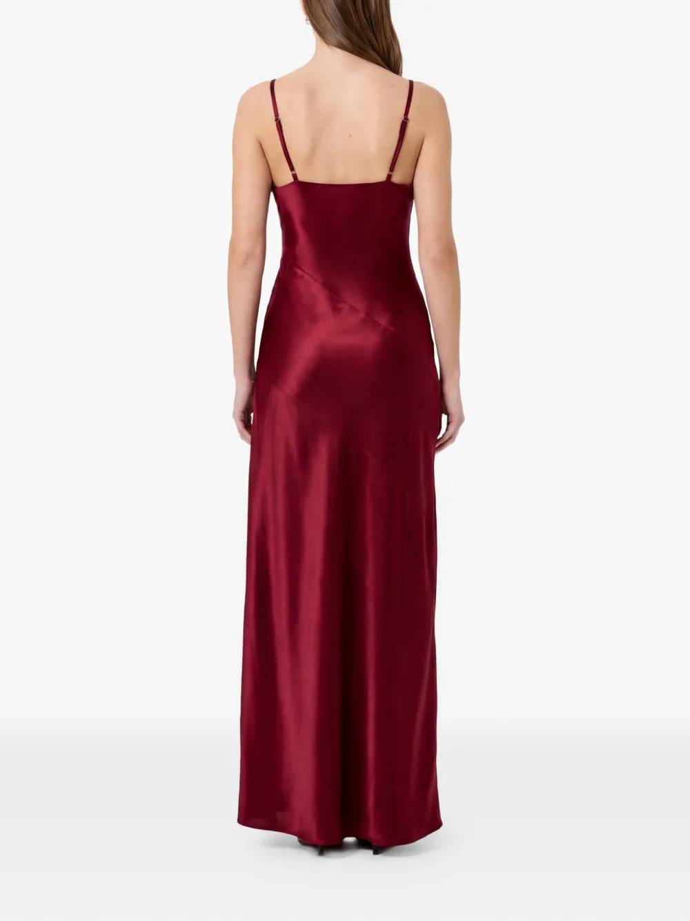 Nicholas Nelia maxi-jurk met col Rood