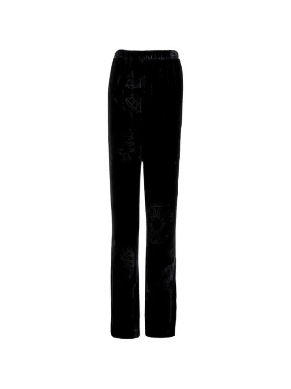 Themis Z Kyma Pattern Trousers in Black