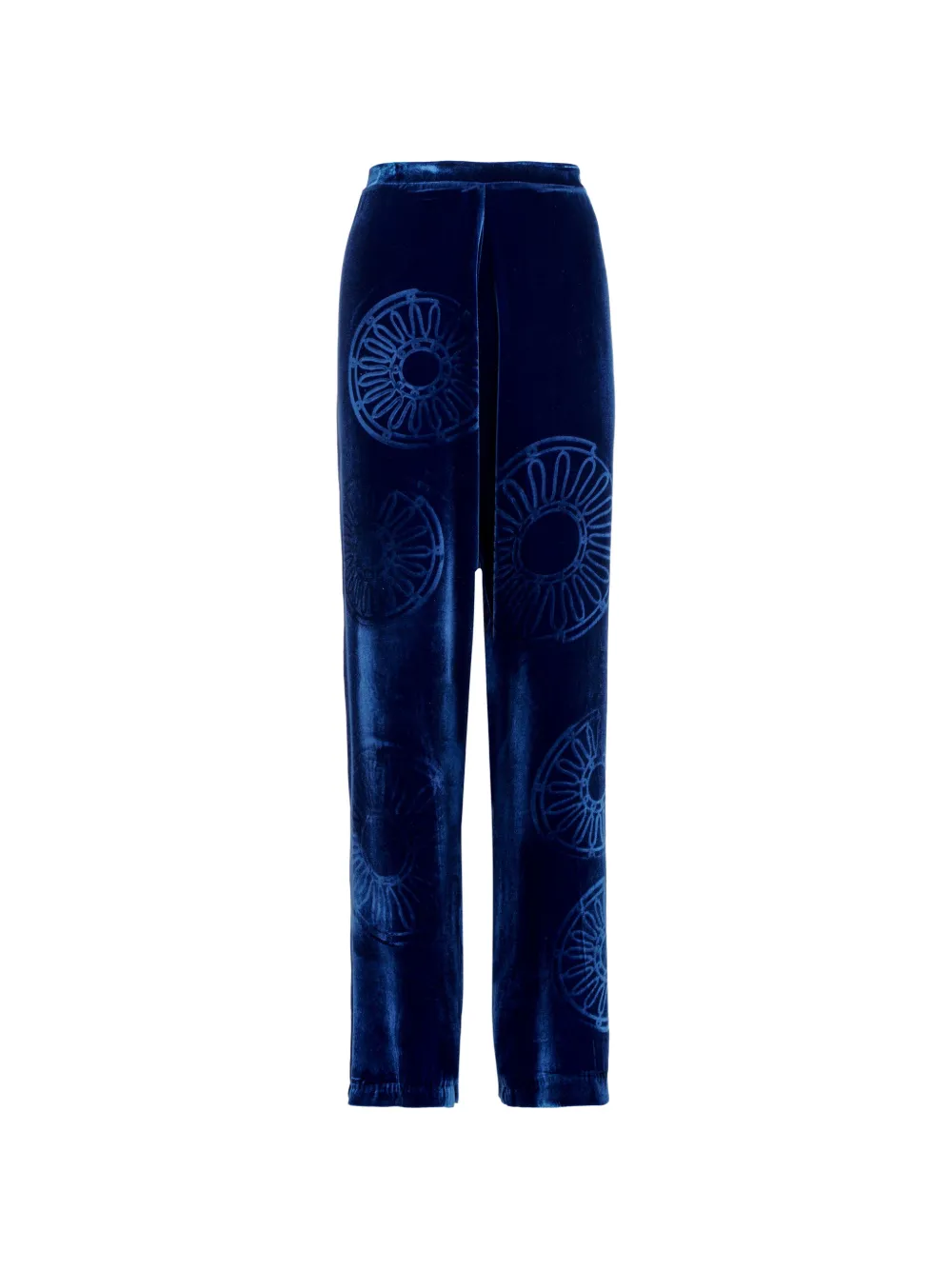 Themis Z Kyma embossed trousers - Blu