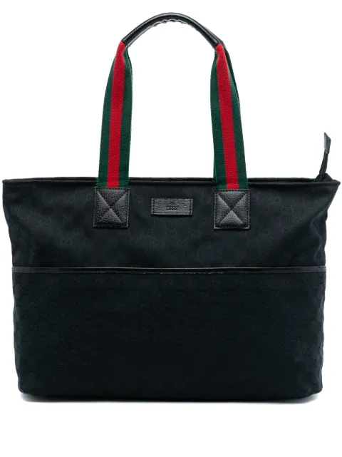 Gucci Pre-Owned 2016-2026 GG Canvas Web tote bag