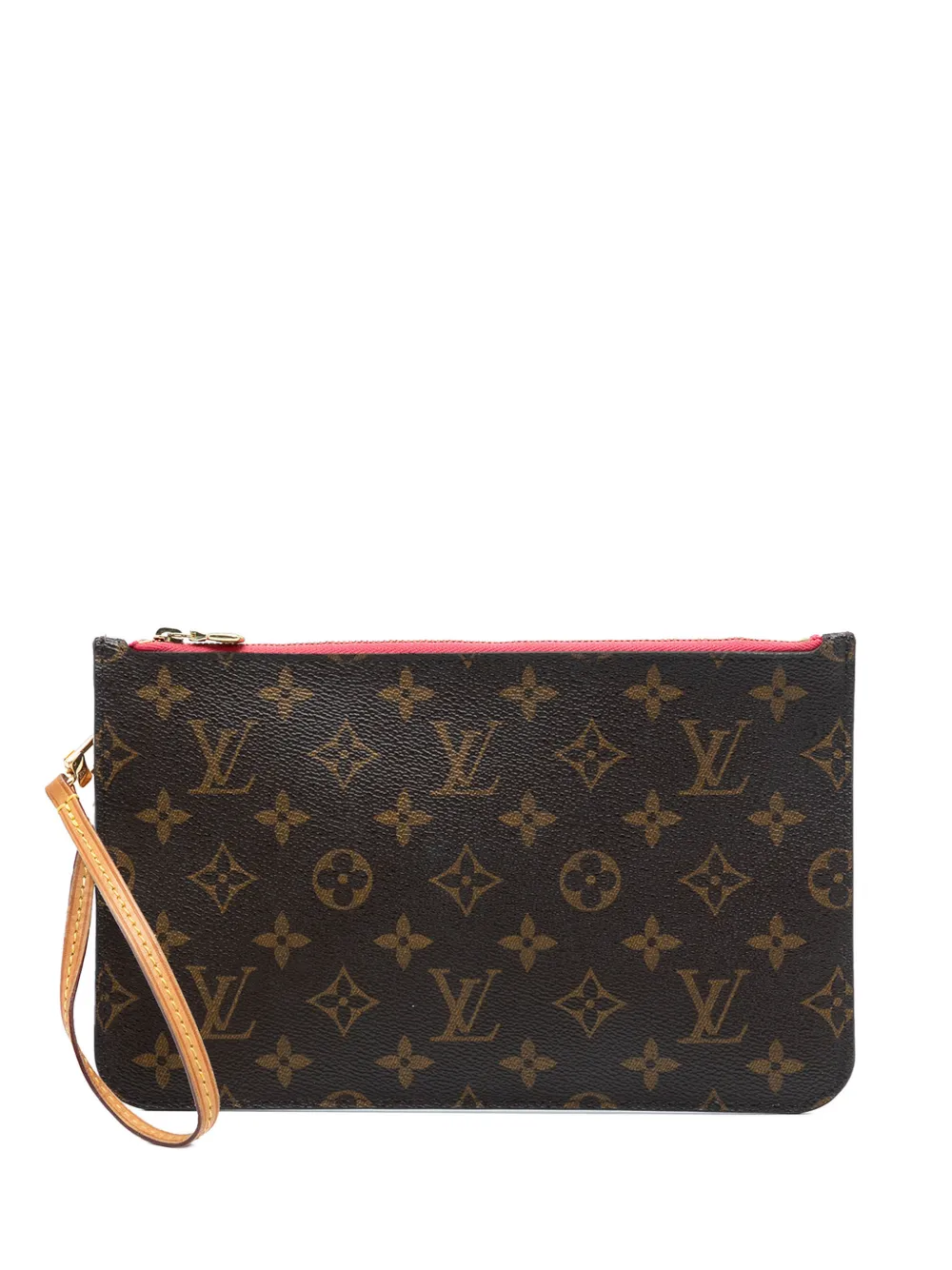 Louis Vuitton Pre-Owned 2015 Monogram Neverfull pouch - Marrone
