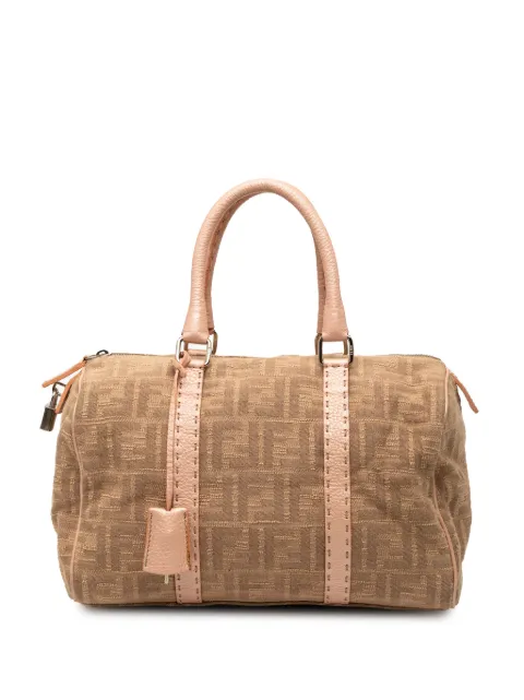 Fendi Pre-Owned 2000-2010 Zucca Canvas Selleria boston bag