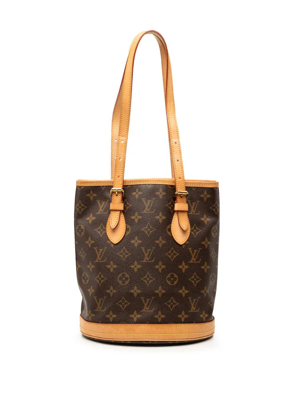 Louis Vuitton Pre-Owned 2001 Monogram Petit bucket bag - Marrone