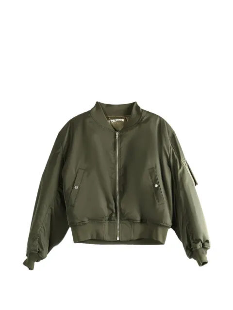 Auralee zip-up bomber jacket