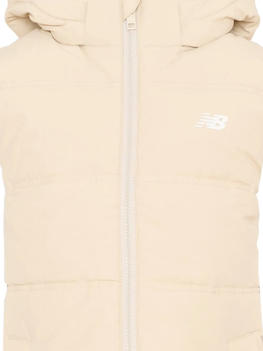  New Balance Kids Hooded Gilet - Neutrals 