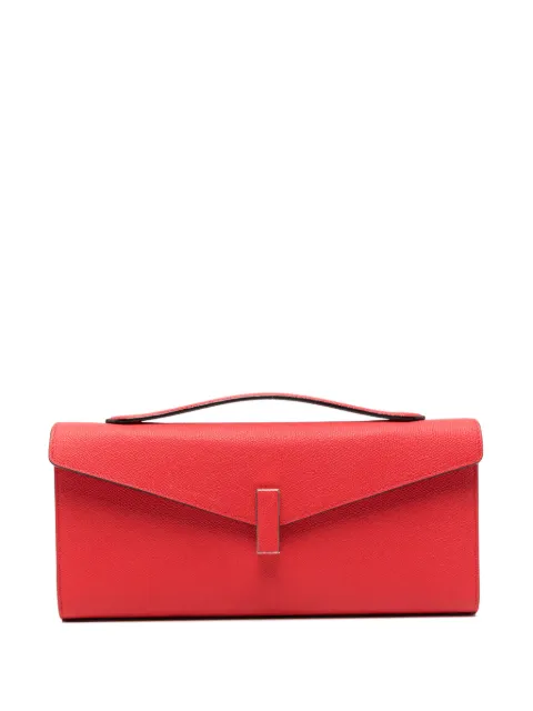 Valextra Iside flap clutch bag
