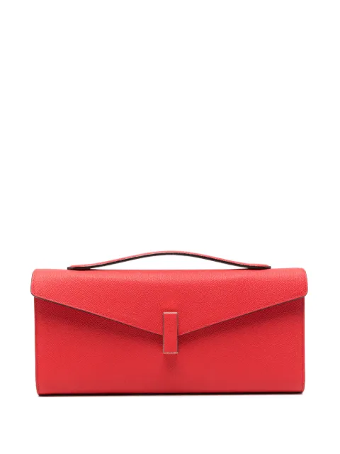 Valextra Iside flap clutch bag
