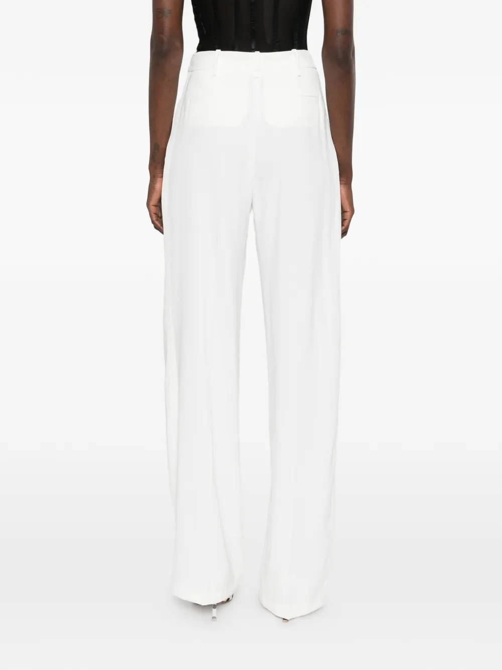 Elisabetta Franchi Flared broek Wit