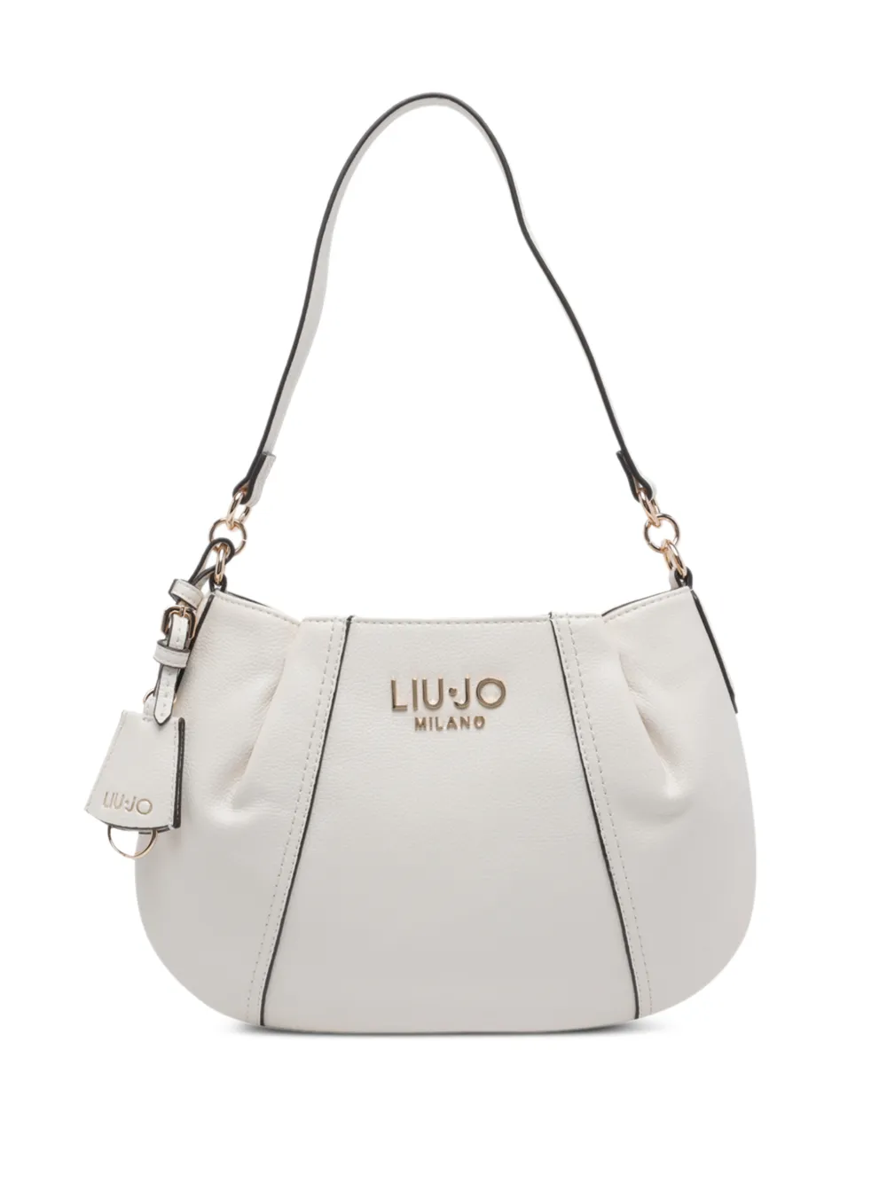 LIU JO Schultertasche mit Logo - Weiß