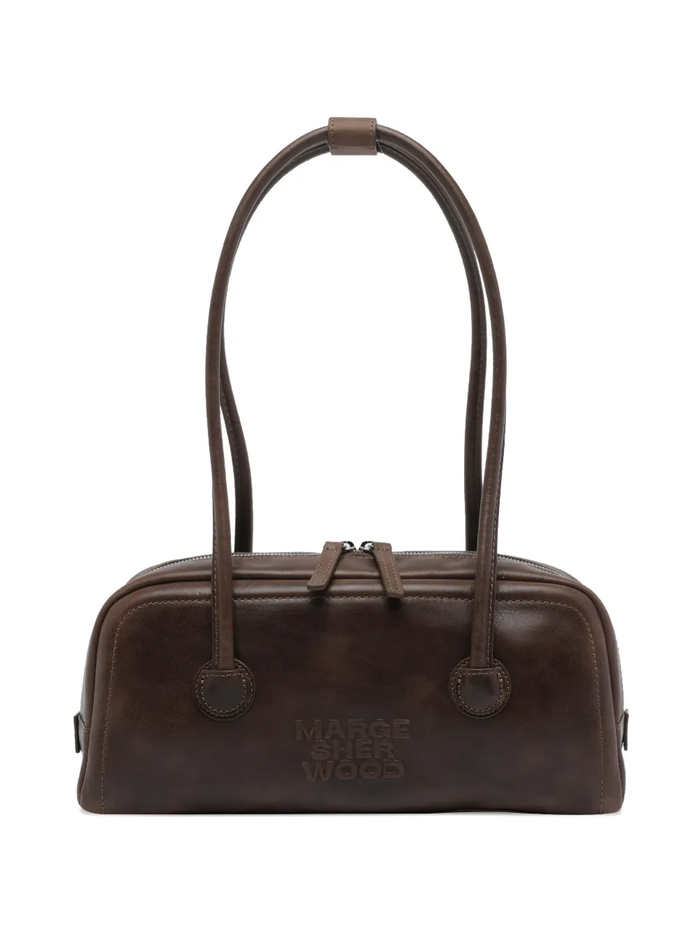 Marge Sherwood Soft Boston east west bag - Marrone