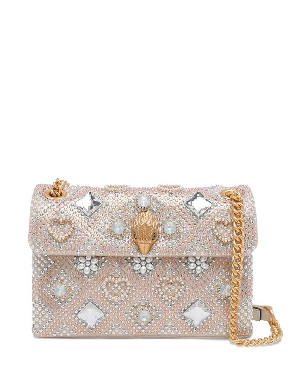 Kurt Geiger London crystal-embellishment shoulder bag - Toni neutri