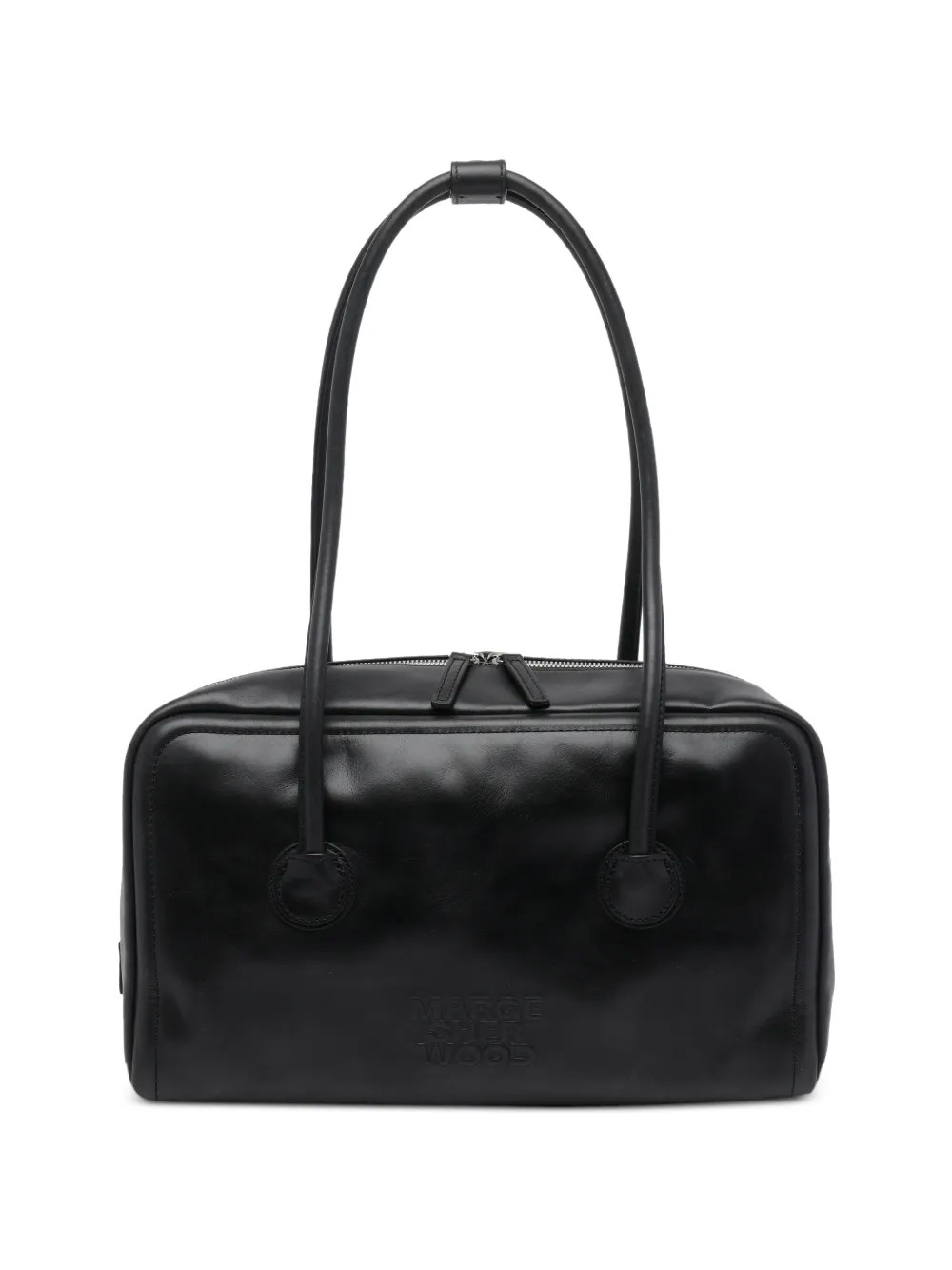 Marge Sherwood Soft Boston leather shoulder bag - Nero