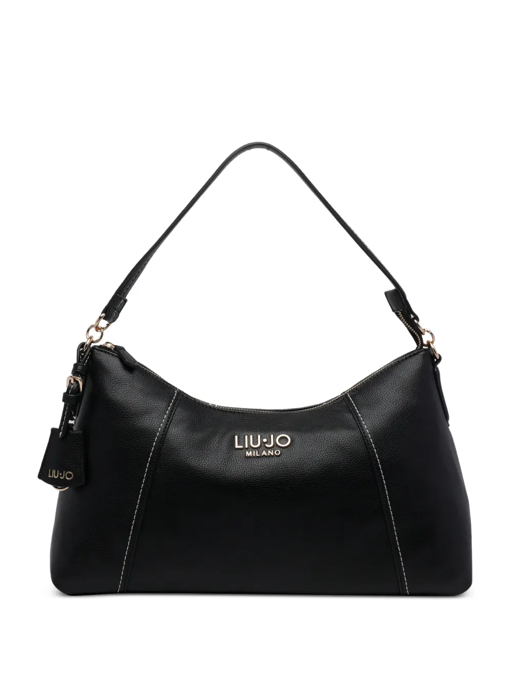 LIU JO logo-plaque shoulder bag - Nero
