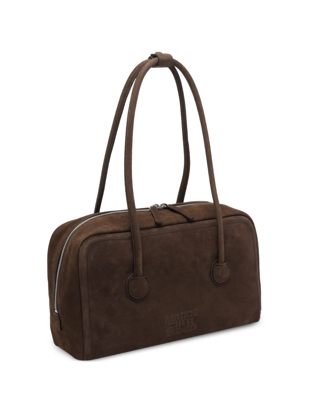 Marge Sherwood Soft Boston schoudertas Bruin