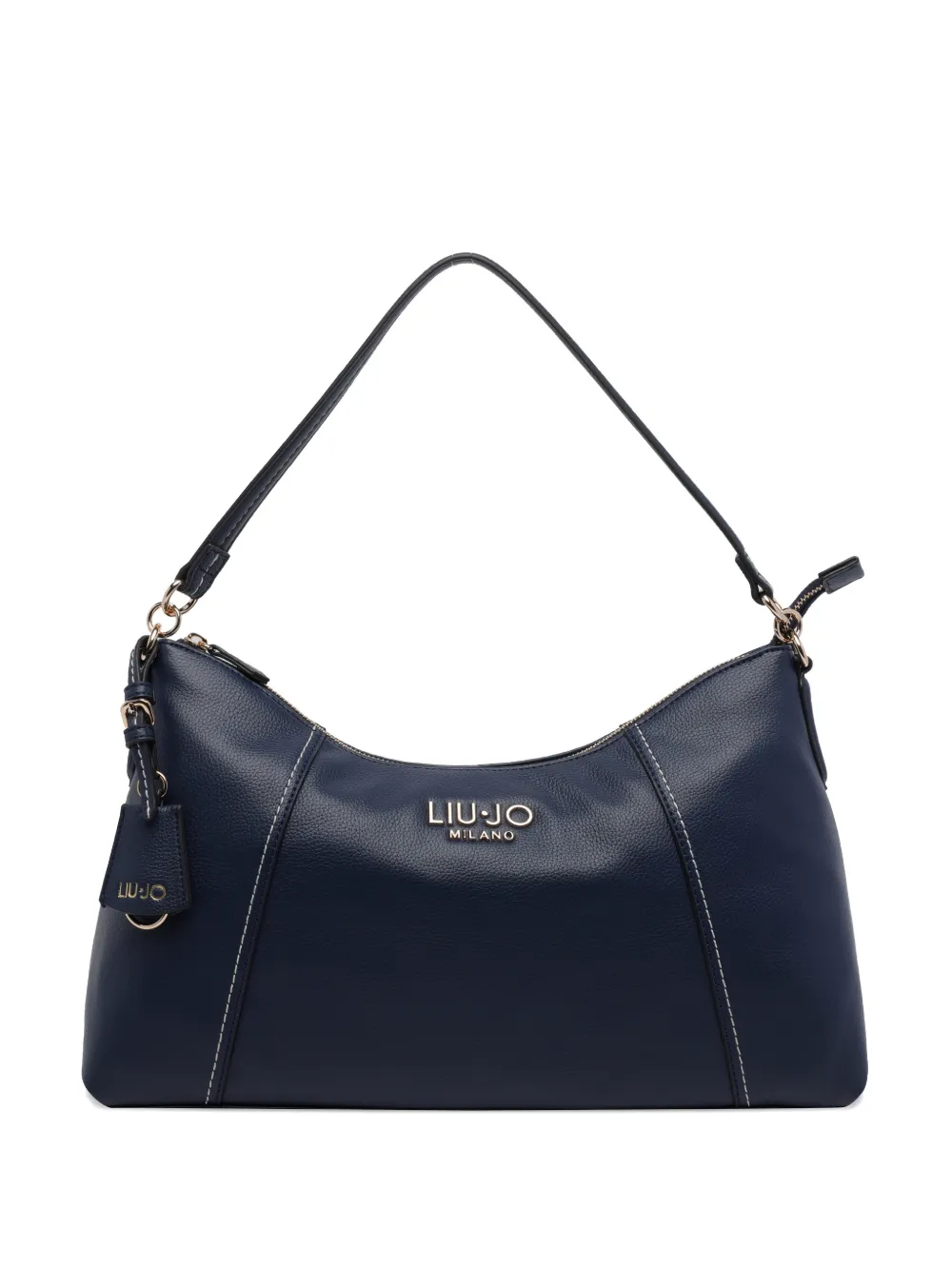 LIU JO logo-lettering shoulder bag - Blu