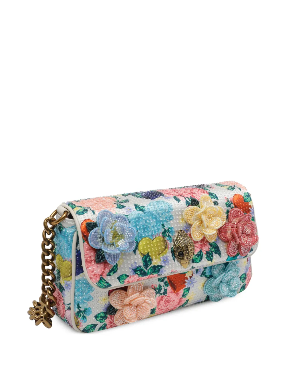 Small Flower Patch Chain Shoulder Bag