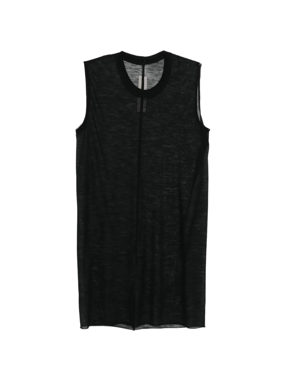 Rick Owens crew-neck tank top - Nero
