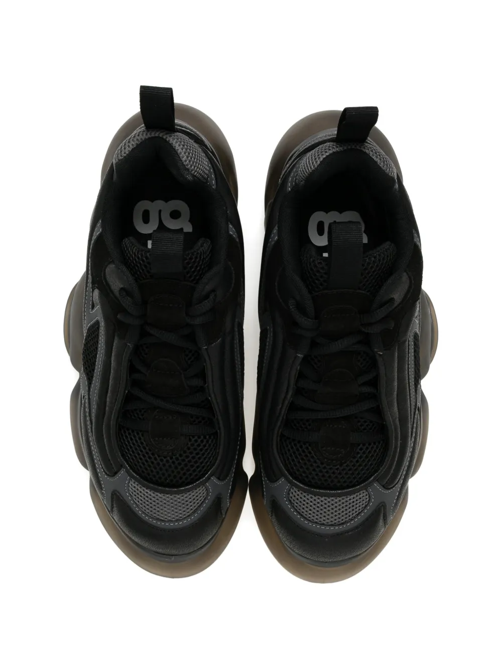 GROUNDS Moopie Flipper sneakers Zwart