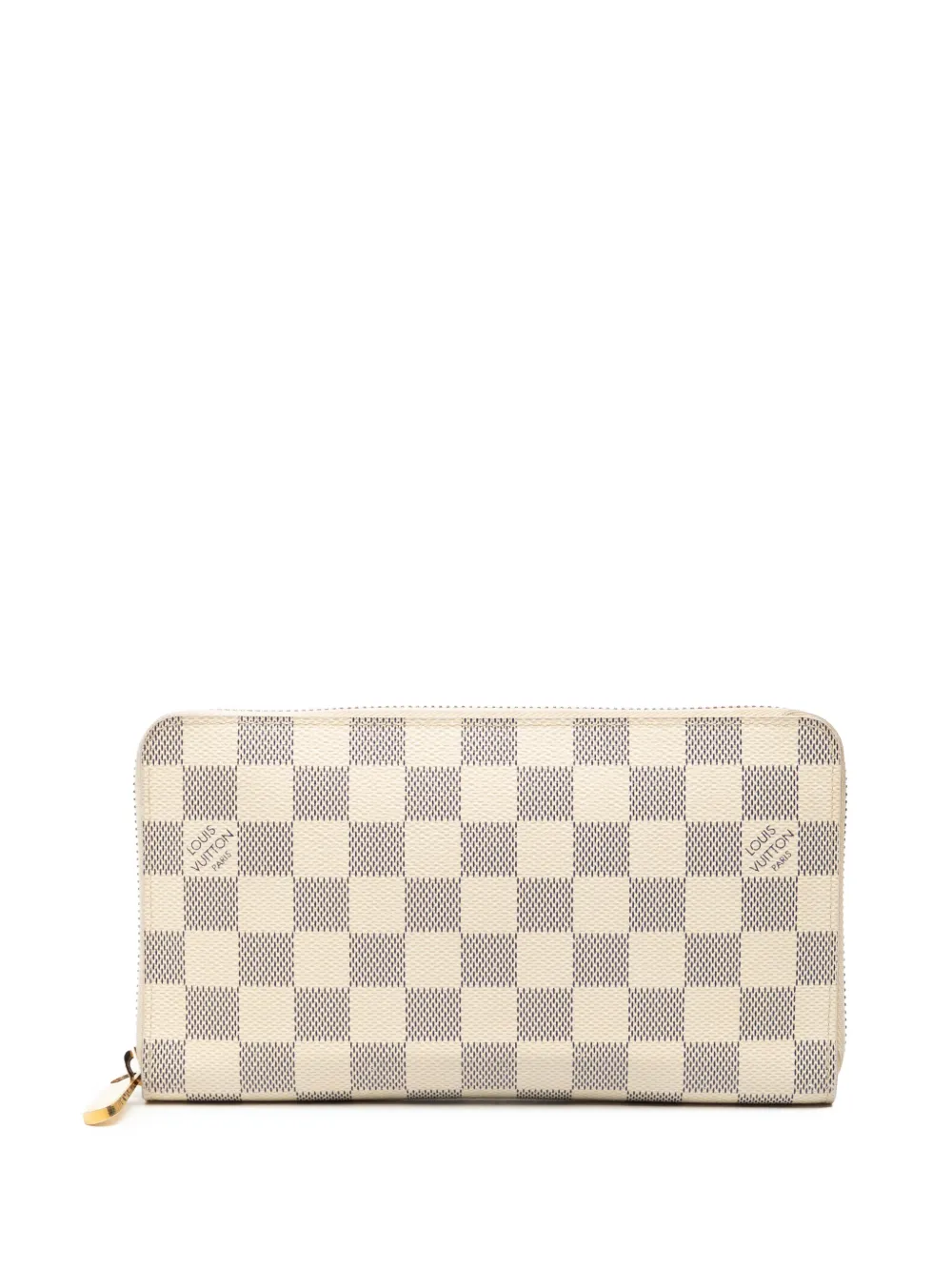 Louis Vuitton Pre-Owned 2012 Damier Azur Zippy Wallet long wallets - Bianco