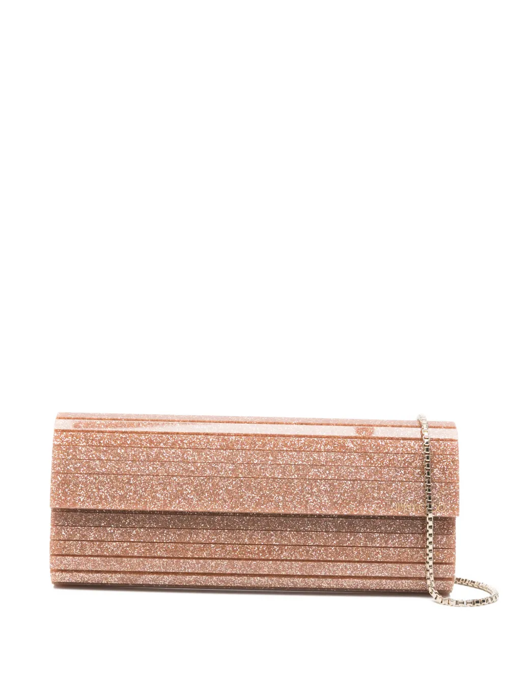 Jimmy Choo Sweetie chain clutch bag - Toni neutri