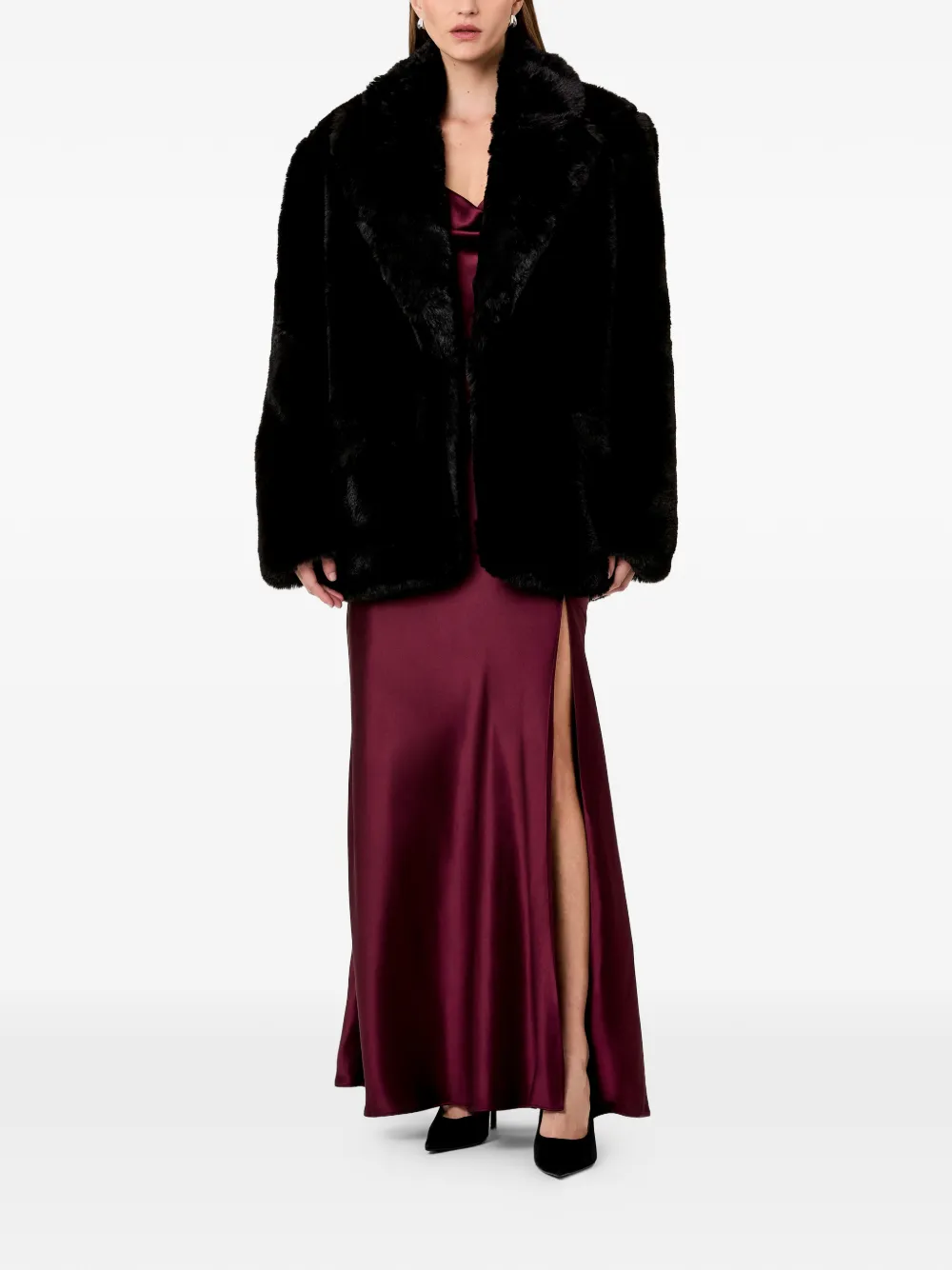  Nicholas Desiree Notched-lapel Jacket - Black 